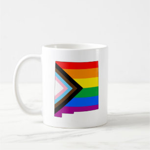 New Mexico State Pride LGBTQ Progress Pride Coffee Mug