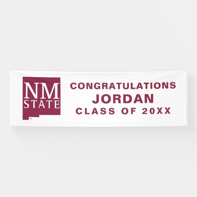 New Mexico State University Graduation Banner (Horizontal)