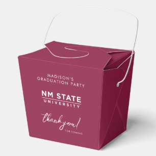 New Mexico State University Graduation Favor Box
