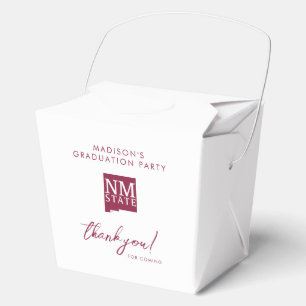 New Mexico State University Graduation Favor Box