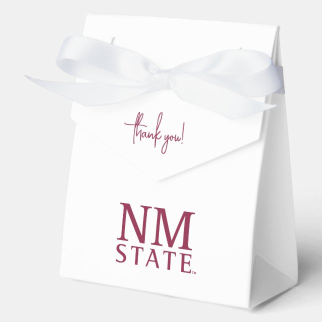 New Mexico State University Graduation Favor Box (Front)