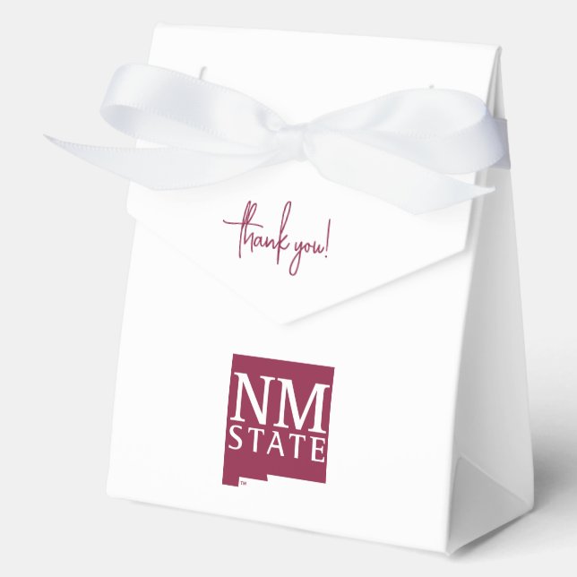 New Mexico State University Graduation Favor Box (Front)