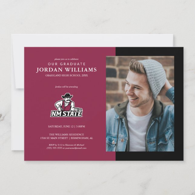 New Mexico State University Graduation Invitation (Front)