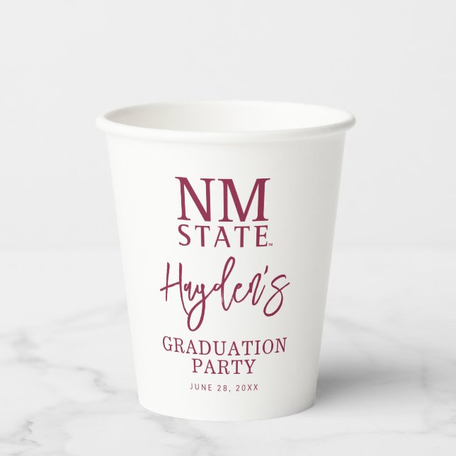 New Mexico State University Graduation Paper Cups (Front)
