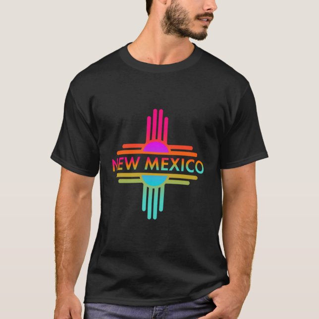 New Mexico State Zia Symbol T-Shirt (Front)