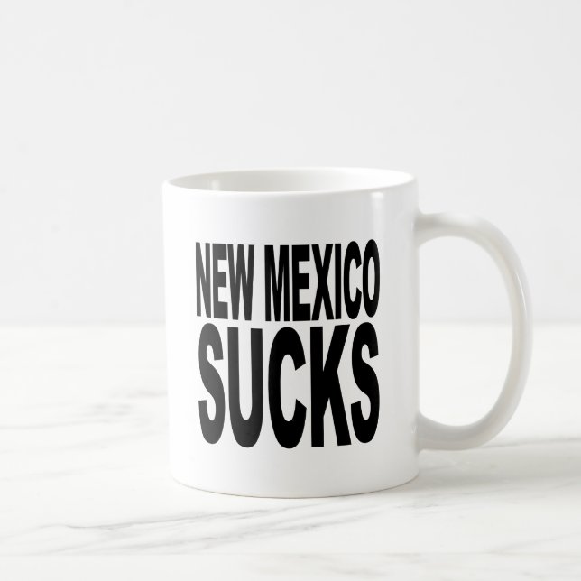 New Mexico Sucks Coffee Mug (Right)
