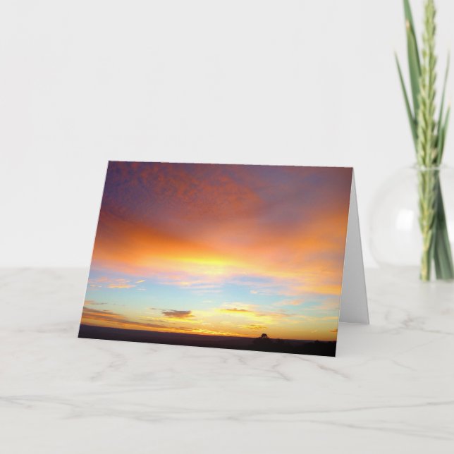 New Mexico Sunrise - Inspirational Card (Front)