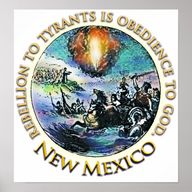 New Mexico Tea Party Poster (Front)