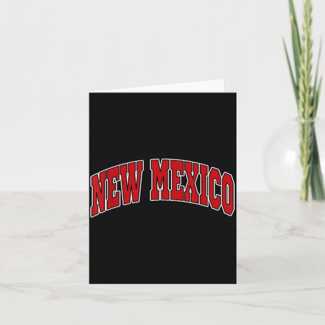 New Mexico - Throwback Design - Clic  Card (Front)