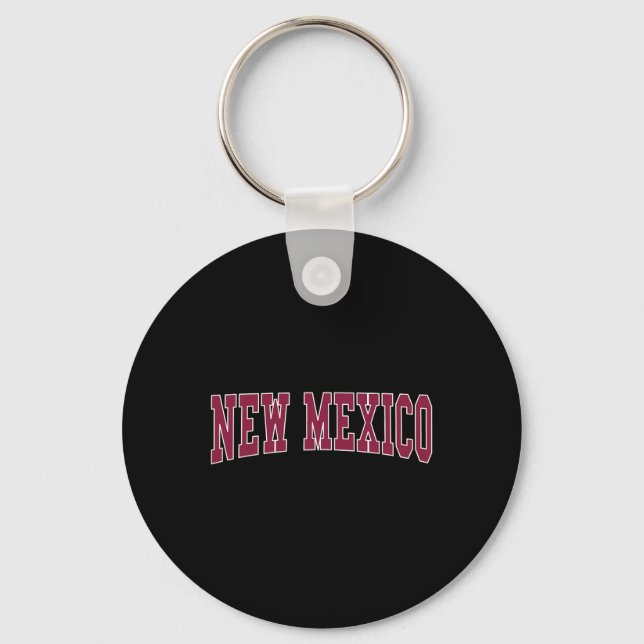 New Mexico - Throwback Design - Clic  Keychain (Front)