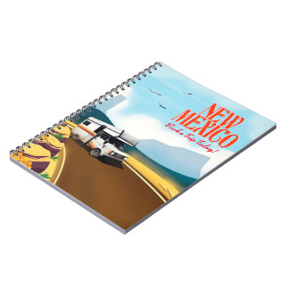 New Mexico Travel poster Notebook
