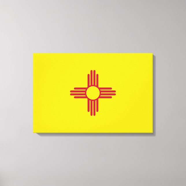 New Mexico (US State) Flag Canvas Print (Front)