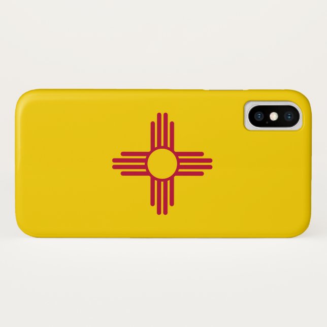 New Mexico (US State) Flag Case-Mate iPhone Case (Back (Horizontal))