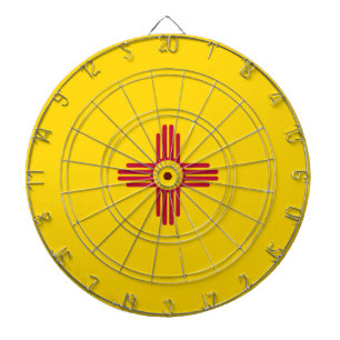 New Mexico (US State) Flag Dartboard
