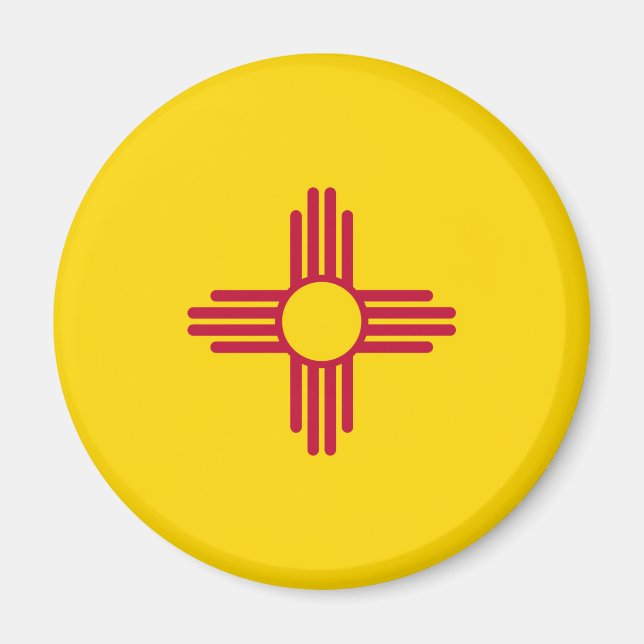 New Mexico (US State) Flag Magnet (Front)