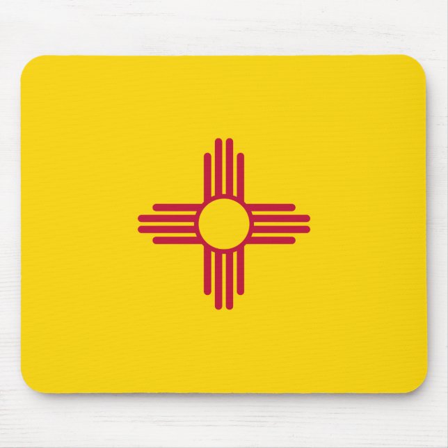 New Mexico (US State) Flag Mouse Pad (Front)