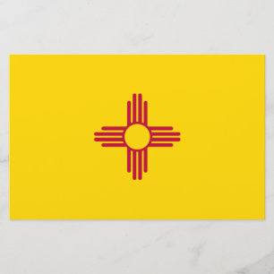 New Mexico (US State) Flag Stationery