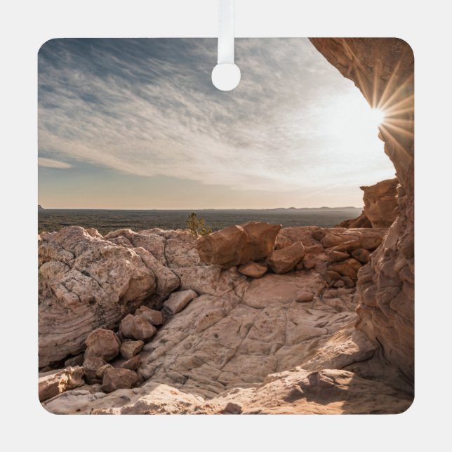 New Mexico - USA Metal Ornament (Front)