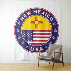 New Mexico, USA States, New Mexico canvas, poster Tapestry