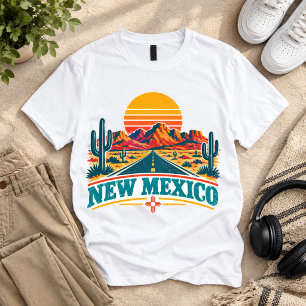 New Mexico Vintage Route Desert Road T-Shirt