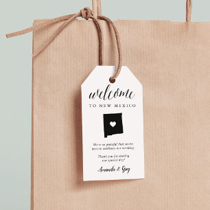 New Mexico Wedding Welcome Favour Gift Tags