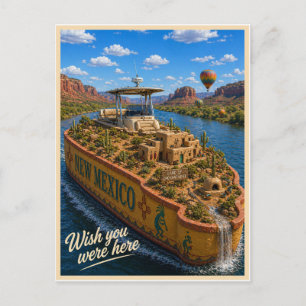 New Mexico   Wish You Were Here   State Series Postcard