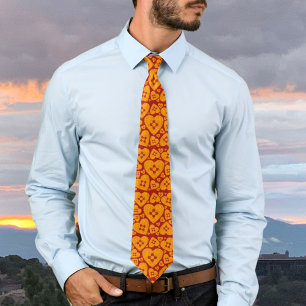 New Mexico Zia Heart Tie