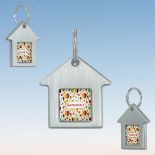New Mexico Zia Hot Air Balloons Pet ID Tag
