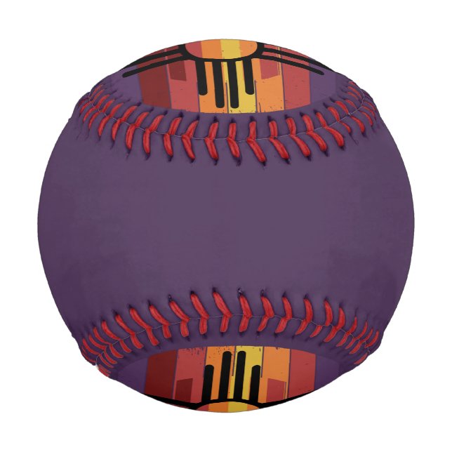 New Mexico Zia Symbol Baseball (Front)