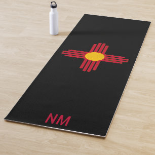 New Mexico Zia symbol Yoga Mat