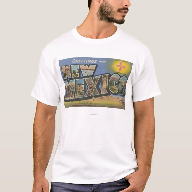 New MexicoLarge Letter ScenesNew Mexico T-Shirt (Front)