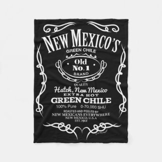 New Mexico's Old No. 1 Hatch Green Chile Novelty D Fleece Blanket