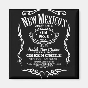 New Mexico's Old No. 1 Hatch Green Chile Novelty D Magnet