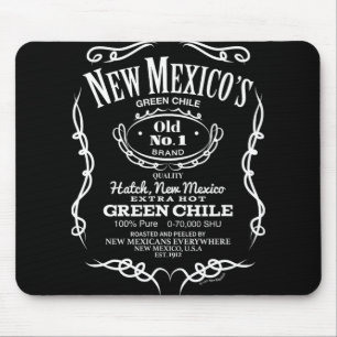 New Mexico's Old No. 1 Hatch Green Chile Novelty D Mouse Pad