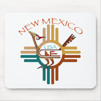 New Mexico's Roadrunner & Zia Mouse Pad