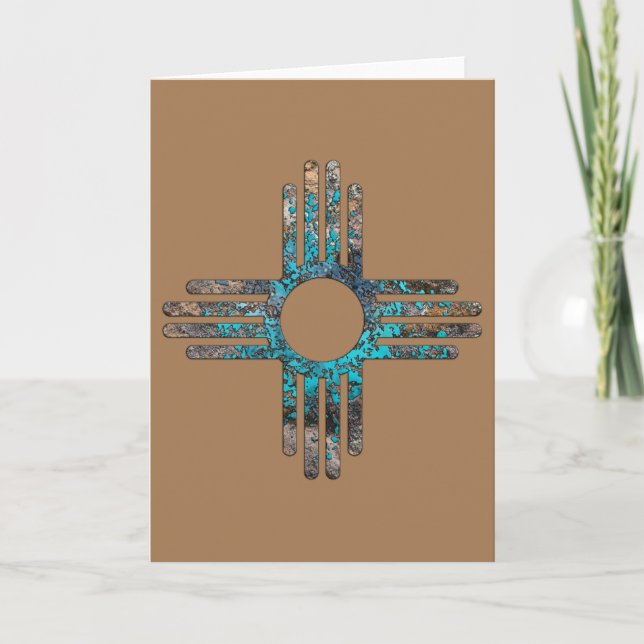 New Mexico's Zia Sun Symbol Talking Canyons, NCard Card (Front)