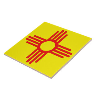 New Mexico's Zia Sun Symbol Tile