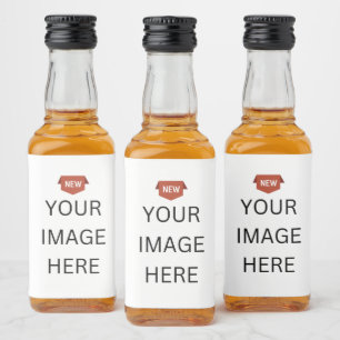 NEW! Mini Liquor Bottle Labels (3"x2") - Set of 10