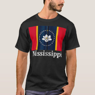 New Mississippi State Flag Zip T-Shirt