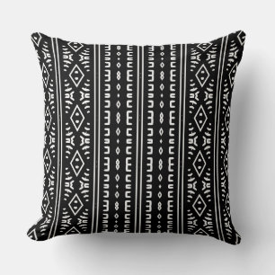 New Modern Mudcloth Design Throw Pillow