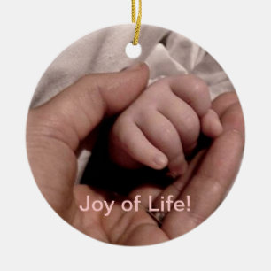 New Mom and Baby - Joy of Life Ceramic Ornament