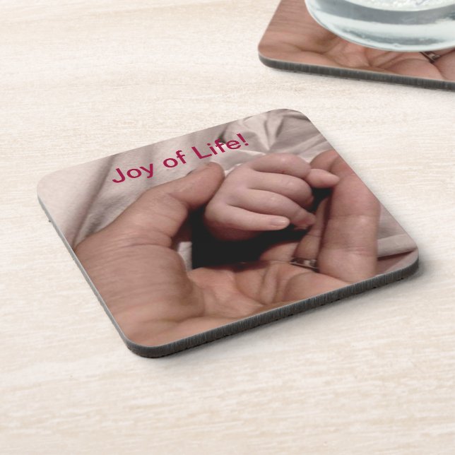 New Mom and Baby - Joy of Life Coaster (Left Side)