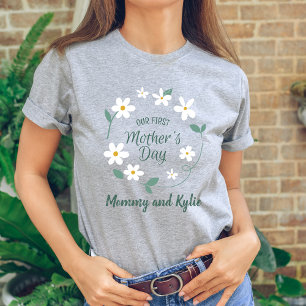New mom Baby and mama First Mother's Day Matching T-Shirt