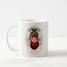 New Mom Baby’s First Christmas Photo Mug