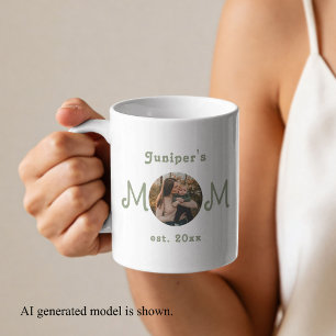 New Mom Established First Mothers Day Photo Mug
