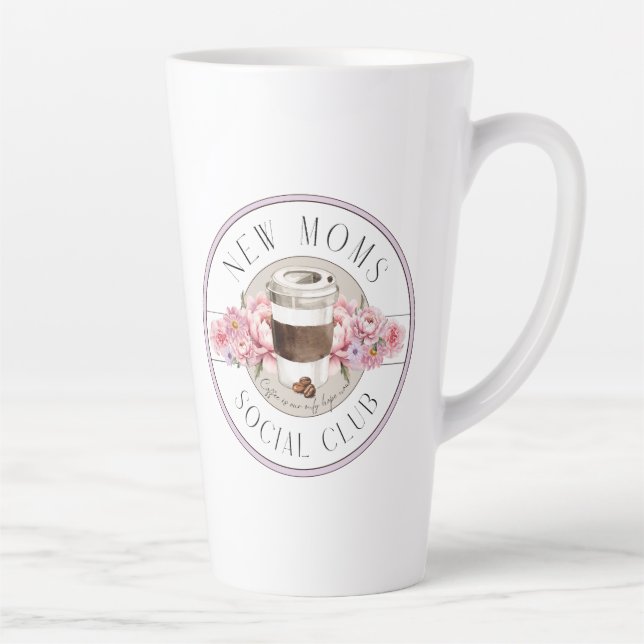 New Mom Humour, Coffee is our only hope Latte Mug (Right)