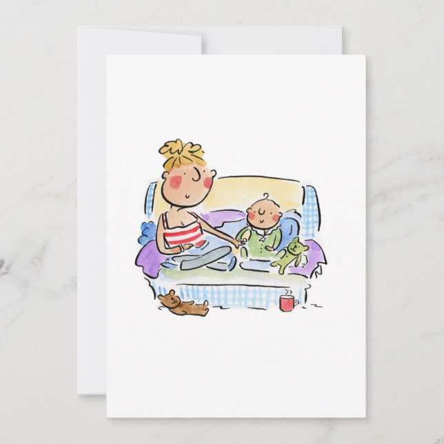 New Mom Invitation (Front)
