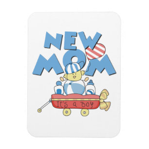 New Mom It's a Boy Gifts Magnet