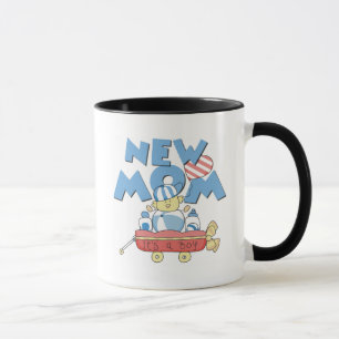New Mom It's a Boy Tshirts and Gifts Mug