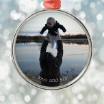 New Mom Love and Joy Photo Christmas Metal Ornamen Metal Ornament<br><div class="desc">Celebrate the new mom in your life with this precious photo Christmas ornament! Upload your own photograph to this "love and joy" modern ornament. It's the perfect keepsake to remember this special time of motherhood. This ornament makes a beautiful and thoughtful gift that will be cherished year after year! Just...</div>